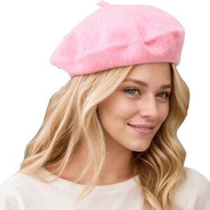 Women's ​​Beret Hats​​ - French Wool Blend Winter Cap, 70% Wool All-Season Soft